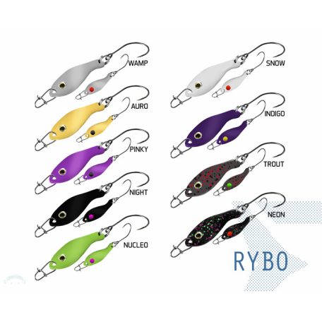 Villantó Delphin RYBO 0.5g AURO Hook #8 Snap 00