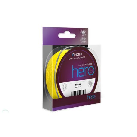 Delphin HERO 8 / fluo sárga 0,50mm 36,4kg  117m