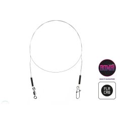   Fluorokarbon előke BOMB! forgóval és kapoccsal 2db/20cm/7kg