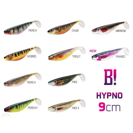 BOMB! Gumihal HYPNO / 3db 9cm/3D RAINBO