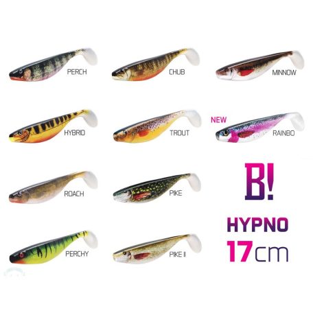 BOMB! Gumihal HYPNO / 2db 17cm/3D RAINBO