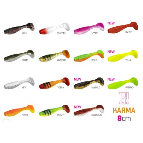 Gumihal Delphin KARMA UVs / 5db 8cm/CANDY