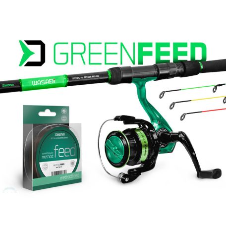 Delphin GreenFEED feeder szett 360cm/100g + 4T + 0,20mm