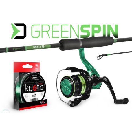 Delphin GreenSPIN Pergető szett 180cm/30g + 2T + 0,234mm