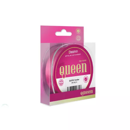Delphin QUEEN Feeder / rózsaszín 0,20mm 3,4kg 300m