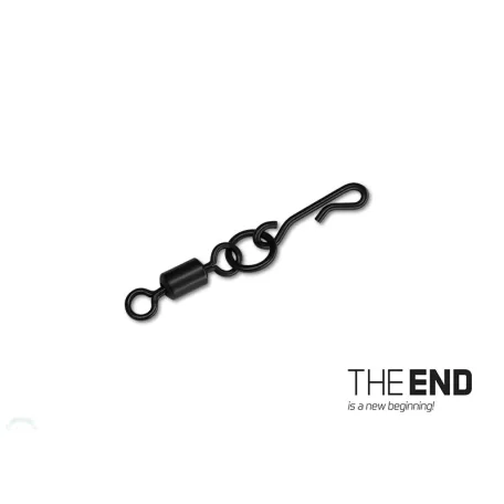 Delphin THE END Q-Cast Q alakú karikával ellátott forgókapocs / 10 db #4/20kg