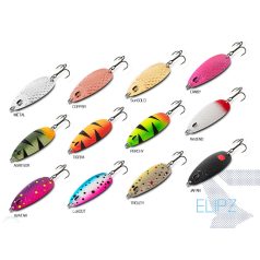 Delphin ELIPZ FullSCALE támolygó kanál 12g RedEND Hook #2