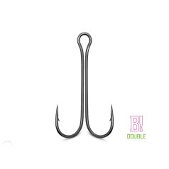 Kettes horog Delphin B! Double / 8db 3/0