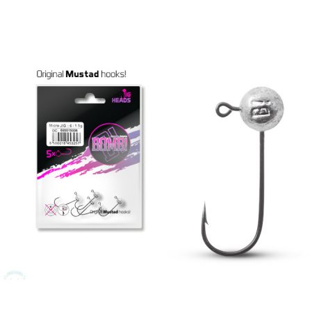 Micro jig fej Delphin BOMB! / 5db 1g-8