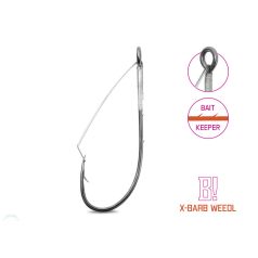 Delphin B! X-BARB WEEDL bokorugró cheburashka horog / 8db 1