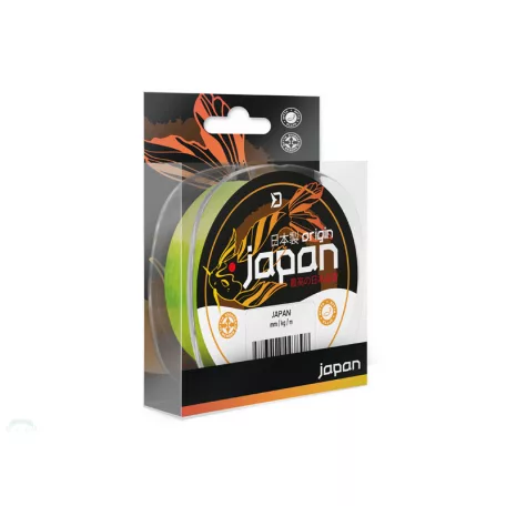 Monofil Delphin JAPAN Origin / Fluo sárga 0,181mm 2,91kg 350m