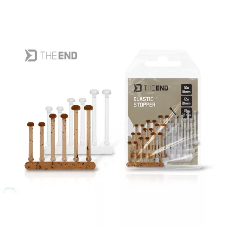 Delphin TheEND rugalmas stopper / 36 db 18, 21, 25 mm / Ground+Clear