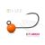Delphin T-AREA BL Tungsten jig / 5 db fluo narancs/4mm/0,6g/#6