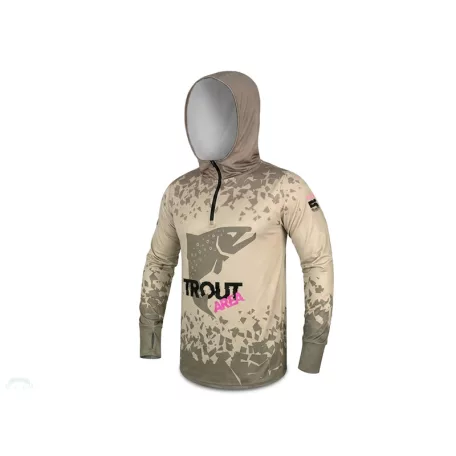 Delphin UV ARMOR 50+ Kapucnis hosszúujjú póló Trout S