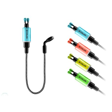 Delphin COLOR láncos kapásjelző szett / 2 db zöld + sárga