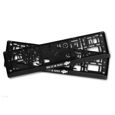 Delphin ANGLER ON BOARD / 2 db 3D rendszámtábla tartó 