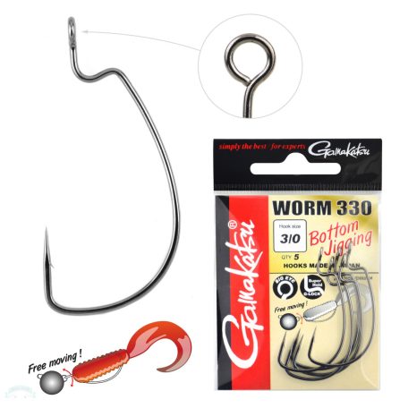 Worm-330 Bottom Jigging 1-es 6db/cs