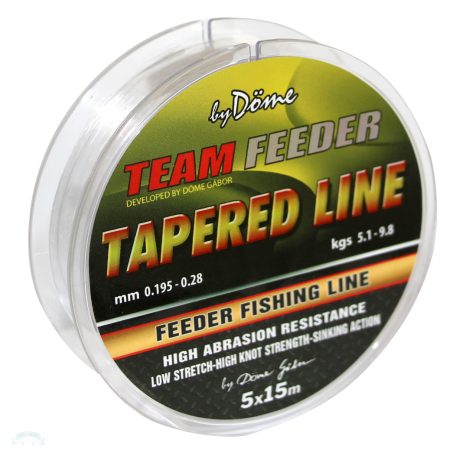 By Döme TF Tapered Leader 15m x5 0.18-0.20