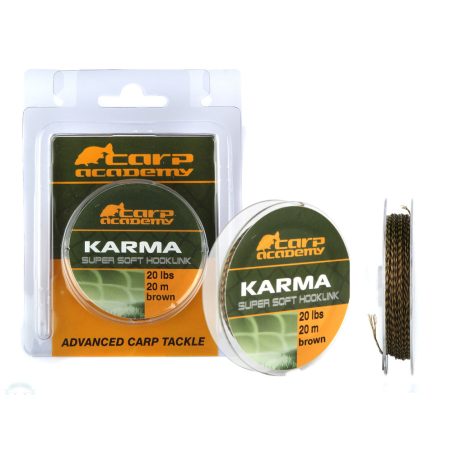 Karma Hooklink 20m 15lb Brown