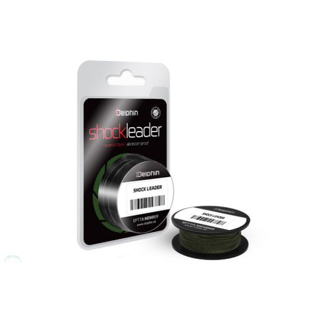 Delphin Shock Leader zöld 0,24mm 35lbs 40m