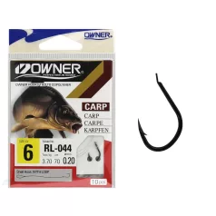 Owner Előkötött pontyozó horog RL-044 - 10 / 0,16 mm