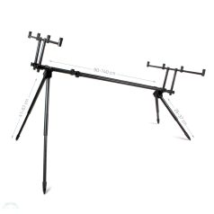 Alcatraz Rod Pod Black