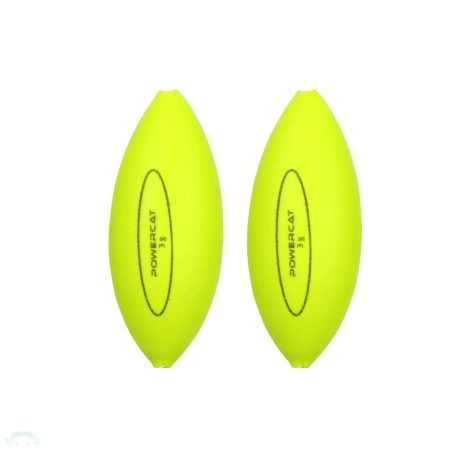 Powercat micro U-float 1.5g sárga  2db/cs