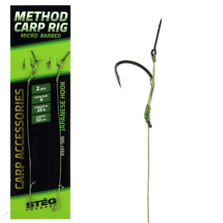 Method Carp előke tüskével 10cm 6-os 2db/cs