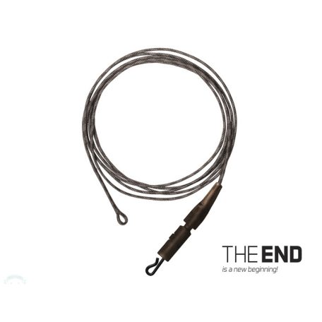 THE END Leadcore + PIN clip kötött horog / 3db 1m