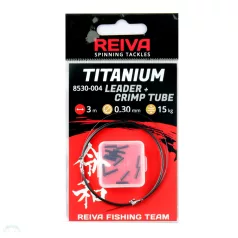 Titánium Leader + Crimp Tube 3m 0,15mm