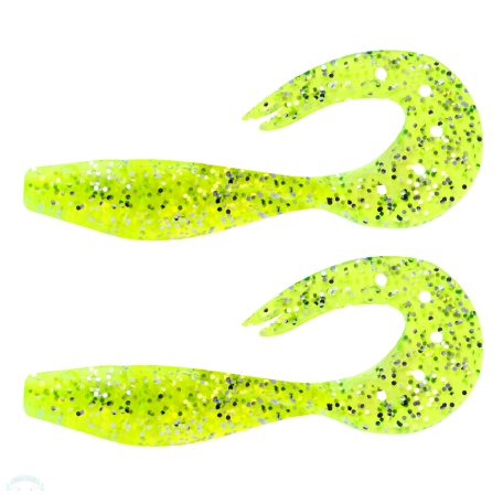 Twister Shad 14cm 2db/cs (Zöld flitter)