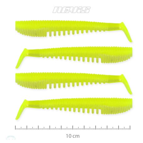 Impulse Shad 10cm 4db/cs (Flash Lemonade)