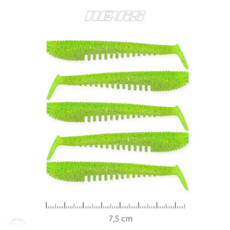 Impulse Shad 7.5cm 5db/cs (Flash Chartreuse)