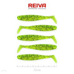 Flat Minnow shad 7,5cm 5db/cs (Poppy green)