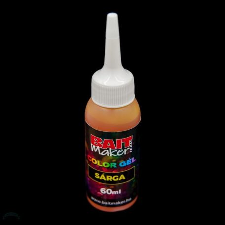 BAIT MAKER Color Gél Sárga 60 ml