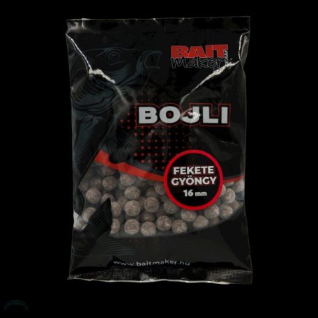 BAIT MAKER Bojli 16 mm Fekete Gyöngy 800 g