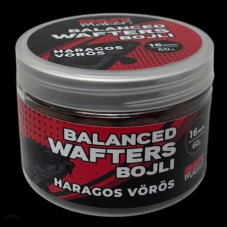 BAIT MAKER BALANCED WAFTER BOJLI HARAGOS VÖRÖS 16 MM