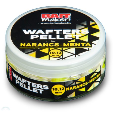 BAIT MAKER Wafters Pellet 10,12 mm Narancs-Menta 30 g