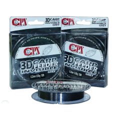   CPX - 3D CARP FEEDER INVISIBLE - Grey (Szürke) zsinór - 150m - 0,18mm