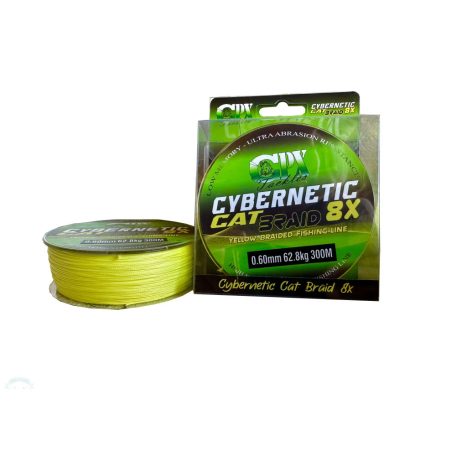 CPX Cybernetic CAT X8 Braid Line - fonott zsinór - Yellow - 300m - 0,45mm