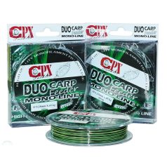   CPX - DUO CARP FEEDER MONO-LINE zsinór - BLACK & GREEN - 300m - 0,20mm