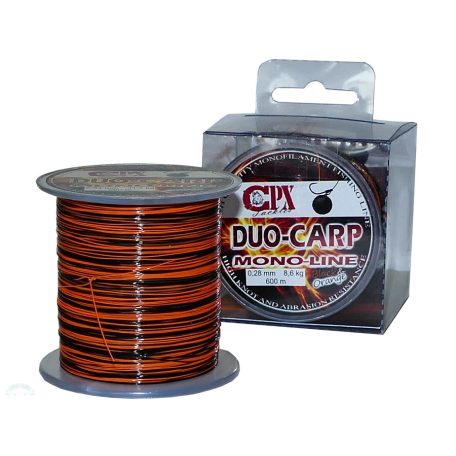 CPX - DUO CARP FEEDER MONO LINE zsinór - BLACK & ORANGE - 600 m - 0,34mm