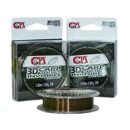 CPX 3D Carp Hooklink Cameleon - Monofil előke zsinór - 25m - 0,12mm