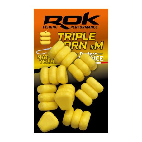 ROK - TRIPLE CORN - Natural yellow - kukorica sárga  tripla gumi kukorica - ULTRA POPUP vagy BALANCE - Balanszírozott