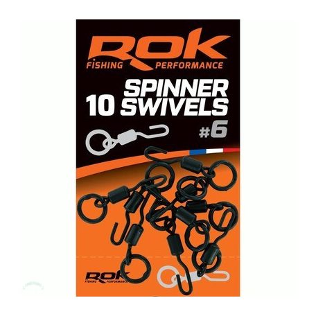 ROK - Spinner Swivel - forgó - 10db/csomag - 6-os