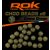 ROK CHOD Beads Ø6mm - Chod gyöngy 25db/csomag - Camo Green - terep zöld