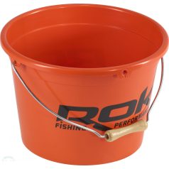   ROK 13 literes csalis vödör (fedél és 4 literes betét nélkül) - BAIT BUCKET - Narancs