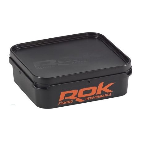 ROK 6 literes keverő edény tetővel - Square Box XL - Fekete