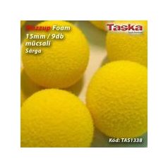 TASKA Carp - Wazzup Foam Balls 20mm Yellow