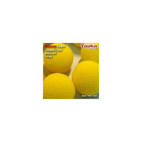 TASKA Carp - Wazzup Foam Balls 20mm Yellow